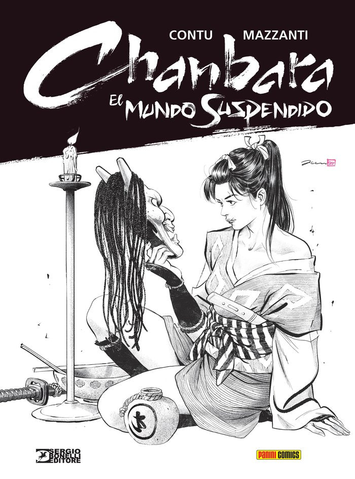 CHANBARA 04 EL MUNDO SUSPENDIDO, de GABRIELLA CONTU#WALTER VENTURI | portada del libro