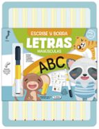 ESCRIBE Y BORRA - Mayúsculas ABC, de Varios autores | portada del libro