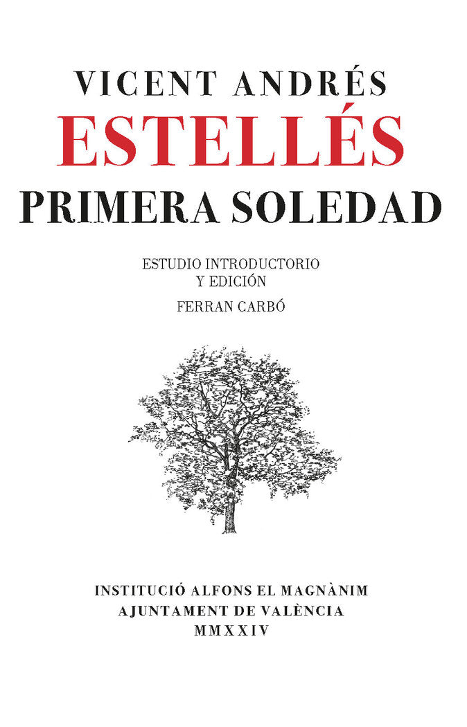 Primera soledad, de ANDRES ESTELLES, VICENT | portada del libro