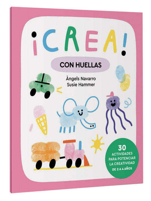 CREA CON HUELLAS, de NAVARRO SIMON, ·NGELS | portada del libro