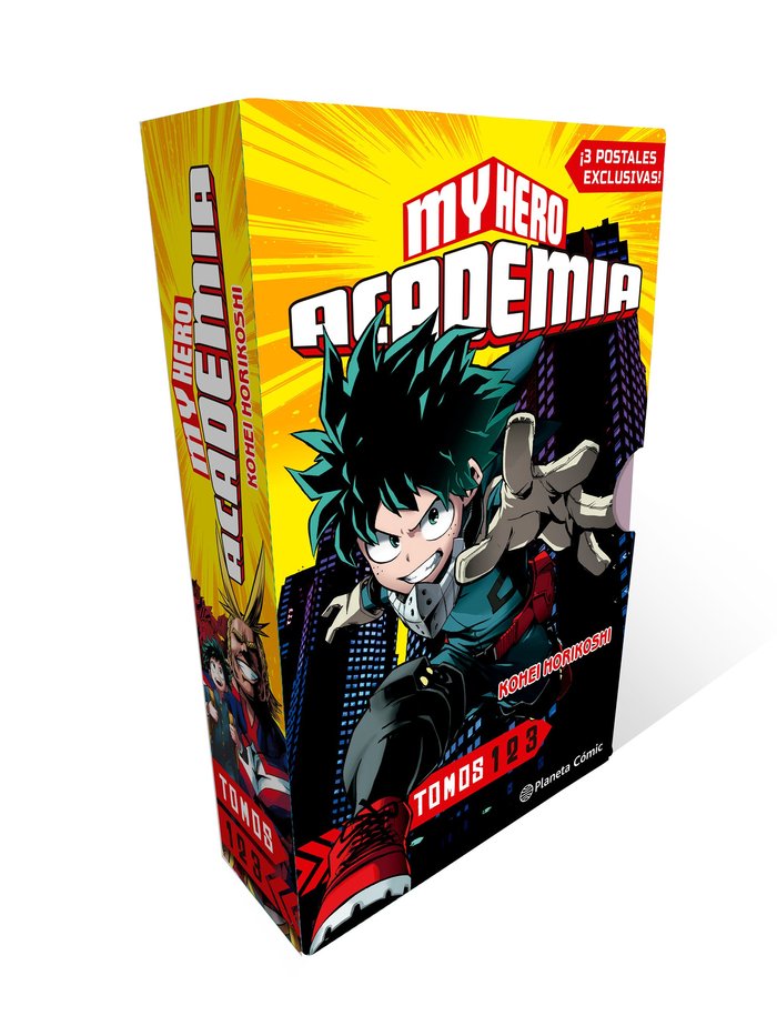 SHONEN STARTER SET MY HERO ACADEMIA Nº 1+2+3, de HORIKOSHI, KOHEI | portada del libro