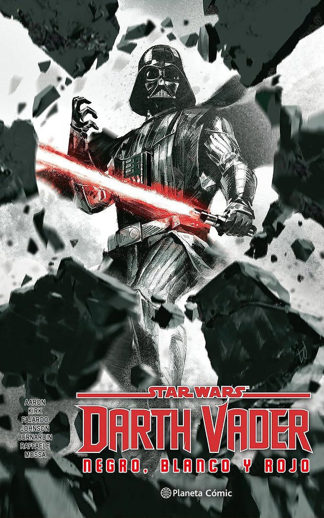 STAR WARS DARTH VADER: BLANCO, NEGRO Y ROJO, de AARON, JASON | portada del libro
