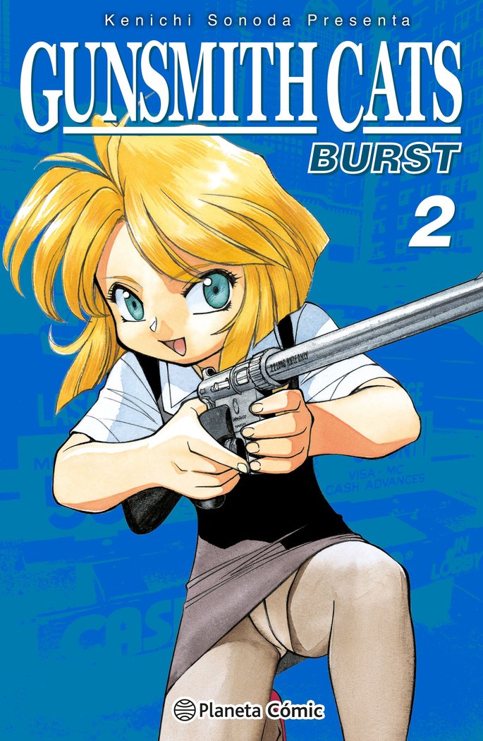 GUNSMITH CATS BURST Nº 02/05, de SONODA, KENICHI | portada del libro