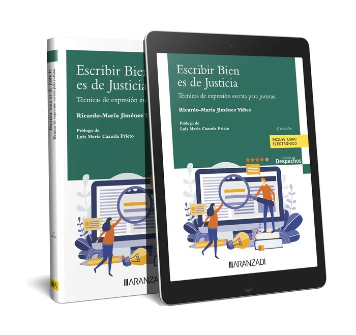 ESCRIBIR BIEN ES DE JUSTICIA (PAPEL + E-BOOK), de JIMENEZ YAÑEZ DE BARBER, RICARDO | portada del libro