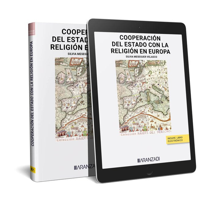 COOPERACION DEL ESTADO CON LA RELIGION EN EUROPA, de SILVIA MESEGUER VELASCO | portada del libro