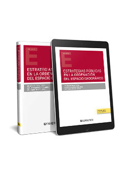 ESTRATEGIAS PUBLICAS EN LA ORDENACION DEL ESPACIO GEOGRAFICO, de JULIAN MORA ALISEDA, JACINTO GARRIDO VEL | portada del libro