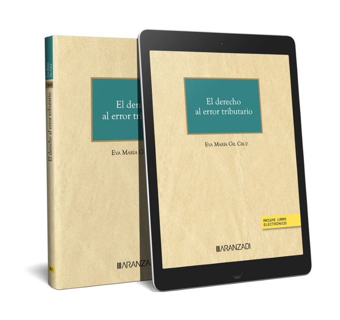 El derecho al error tributario (Papel e-book), de EVA GIL CRUZ | portada del libro