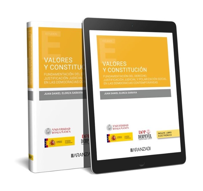 VALORES Y CONSTITUCION, de JUAN ELORZA SARAVIA | portada del libro