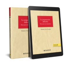 LA PREPARACION DELICTIVA BASES PARA UNA DOGMATICA, de ROBERTO CRUZ PALMERA | portada del libro