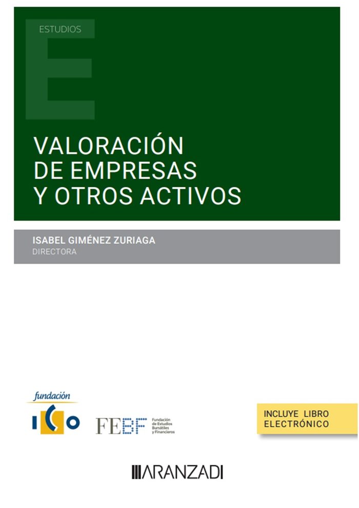 VALORACION DE EMPRESAS Y OTROS ACTIVOS, de ISABEL GIMENEZ ZURIAGA | portada del libro