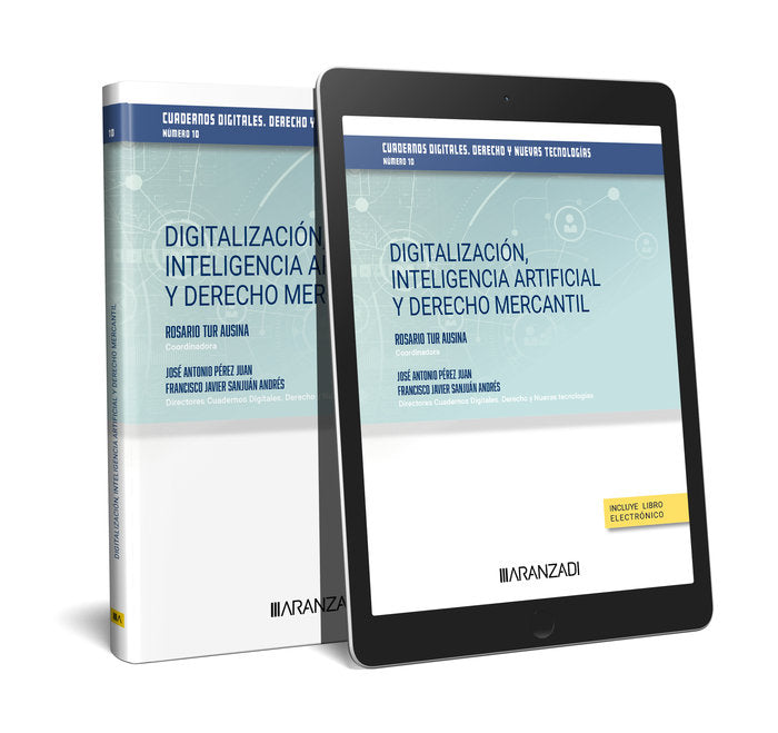 DIGITALIZACION INTELIGENCIA ARTIFICIAL Y DERECHO MERCANTIL C, de FRANCISO JAVIER SANJUAN ANDRES | portada del libro