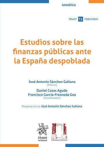 ESTUDIOS SOBRE LAS FINANZAS PUBLICAS ANTE LA ESPAÑA DESPOBL, de CASAS AGUDO | portada del libro
