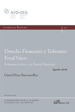 DERECHO FINANCIERO Y TRIBUTARIO FORAL VASCO. INTRODUCCION A, de PEREZ BASCONCILLOS, DAVID | portada del libro