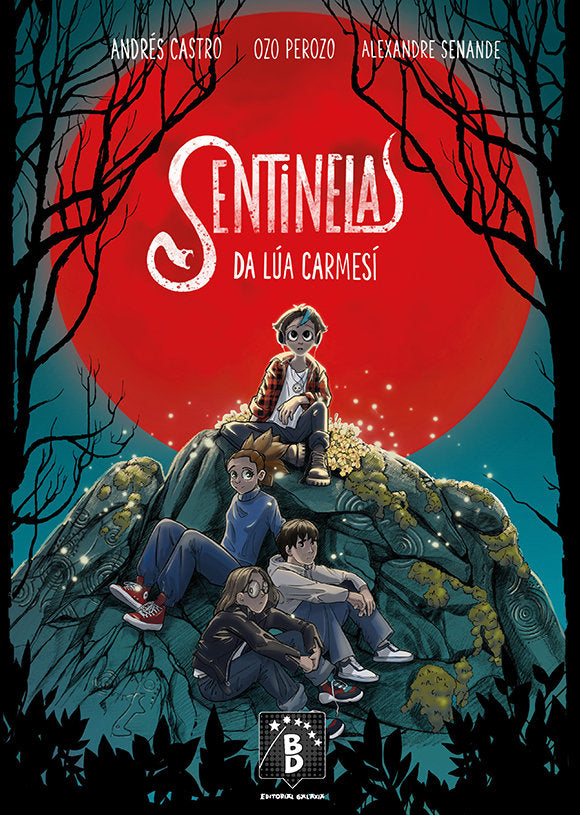 SENTINELAS DA LUA CARMESI, de CASTRO, ANDRES | portada del libro