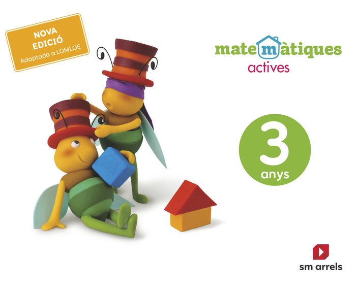 Matematiques actives. 3 anys, de BERNABEU RUIZ, JAVIER | portada del libro