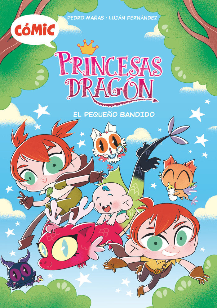 COMIC PRINCESAS DRAGON 3 EL PEQUEÑO BANDIDO, de MAÑAS ROMERO, PEDRO | portada del libro