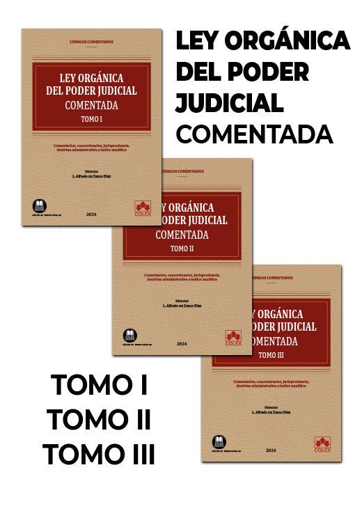 LEY ORGANICA DEL PODER JUDICIAL 2024 | portada del libro