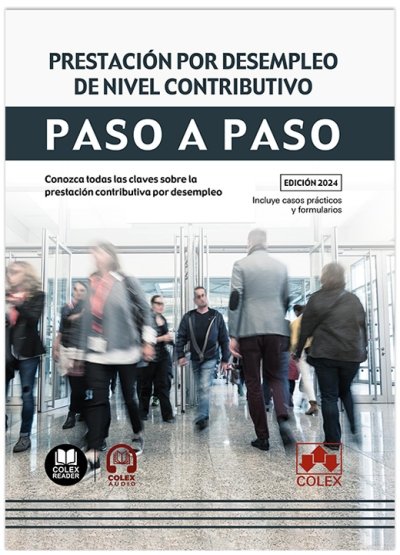 PRESTACION POR DESEMPLEO DE NIVEL CONTRIBUTIVO PASO A PASO | portada del libro