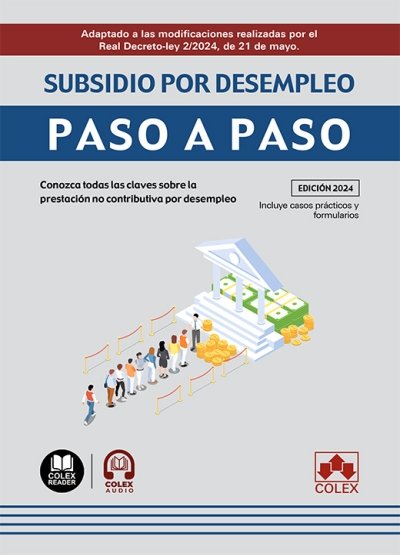 SUBSIDIO POR DESEMPLEO PASO A PASO | portada del libro