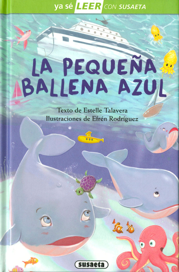 LA PEQUEÑA BALLENA AZUL, de TALAVERA | portada del libro