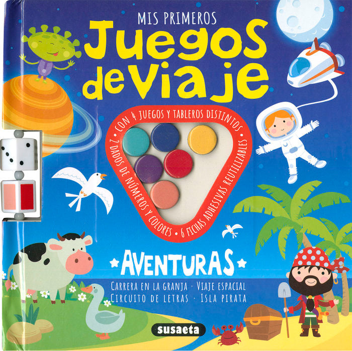 MIS PRIMEROS JUEGOS DE VIAJE. AVENTURAS, de SUSAETA EDICIONES | portada del libro