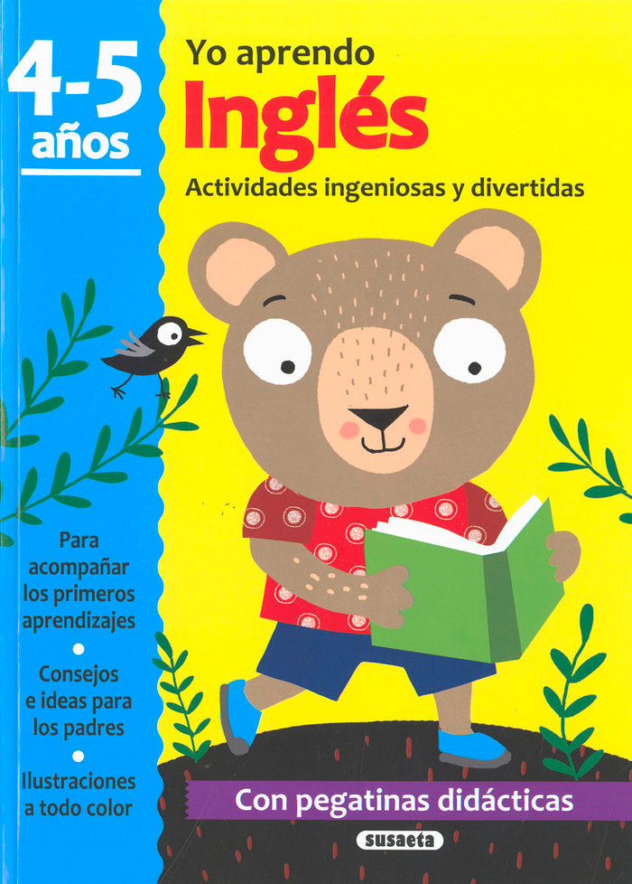 INGLES 4-5 AÑOS, de SUSAETA, EQUIPO | portada del libro
