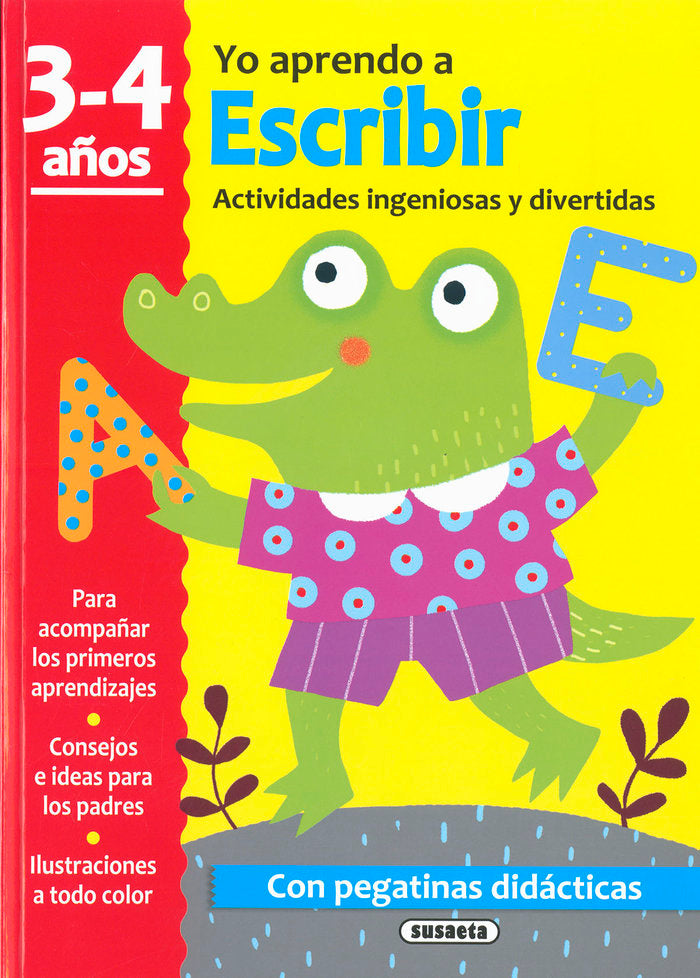 ESCRITURA 3-4 AÑOS, de SUSAETA, EQUIPO | portada del libro
