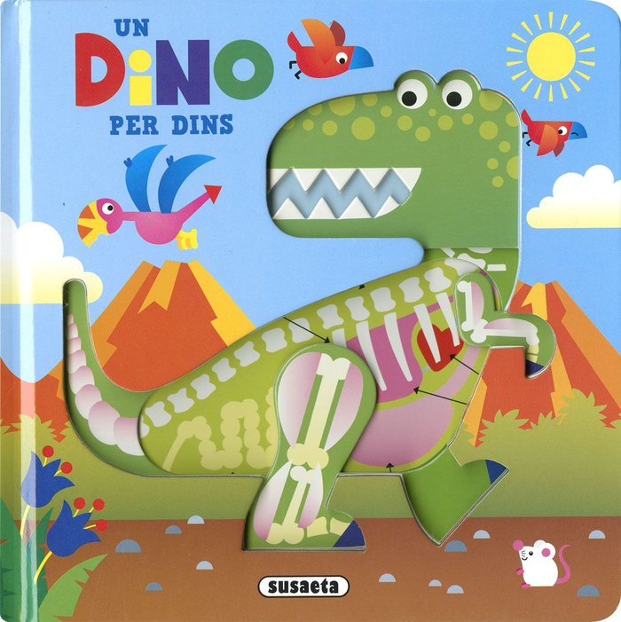 UN DINO PER DINS, de BUSQUETS, JORDI | portada del libro