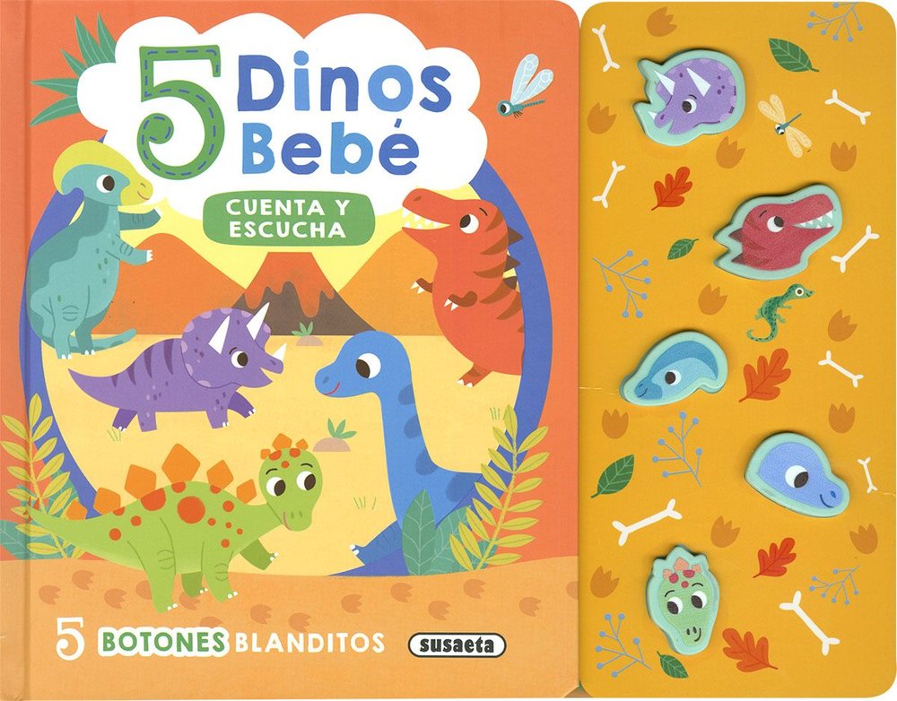 5 DINOS BEBE, de SUSAETA EDICIONES | portada del libro