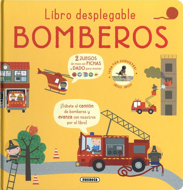 BOMBEROS LIBRO DESPLEGABLE, de SUSAETA EDICIONES | portada del libro