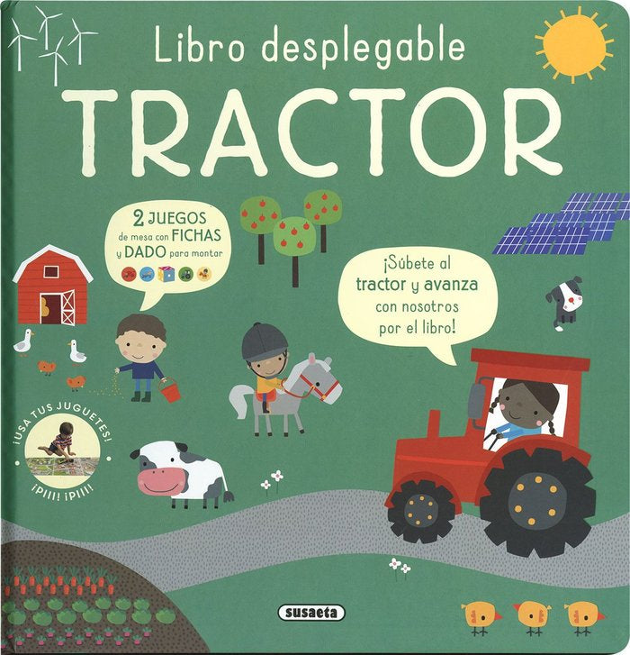 TRACTOR LIBRO DESPLEGABLE, de SUSAETA EDICIONES | portada del libro
