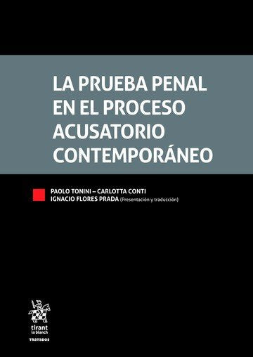 LA PRUEBA PENAL EN EL PROCESO ACUSATORIO CONTEMPORANEO, de CONTI | portada del libro