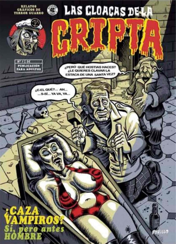 Las cloacas de la cripta, de Furillo | portada del libro