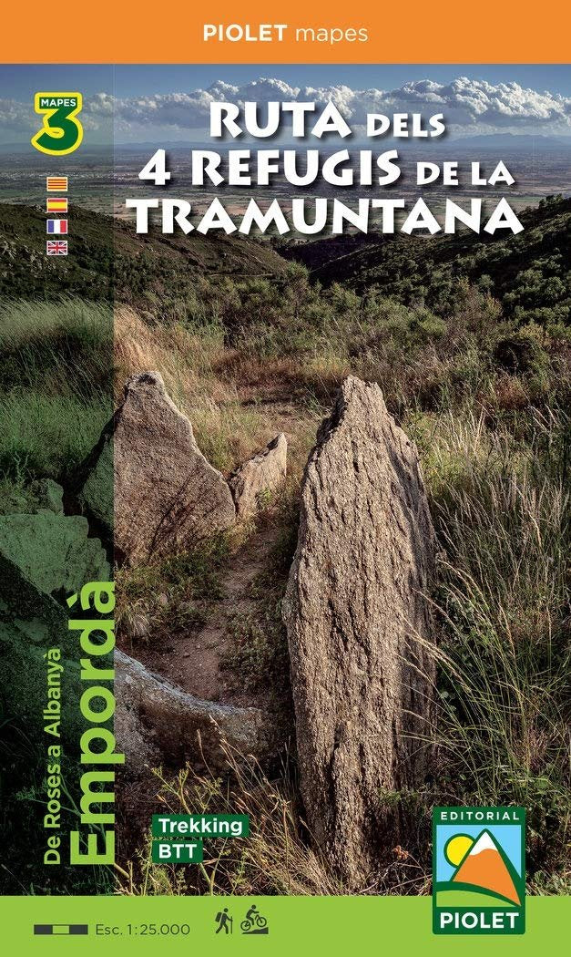 Ruta dels 4 Refugis de la Tramuntana, de Piolet, Editorial | portada del libro