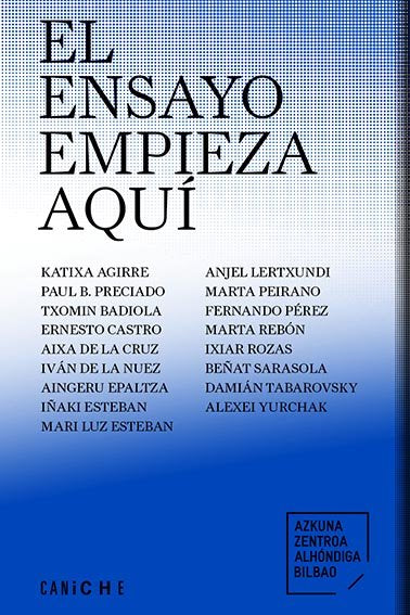 El ensayo empieza aquí | portada del libro