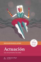 ACTUACION 2ヲED, de RICHARD BOLESLAVSKY | portada del libro