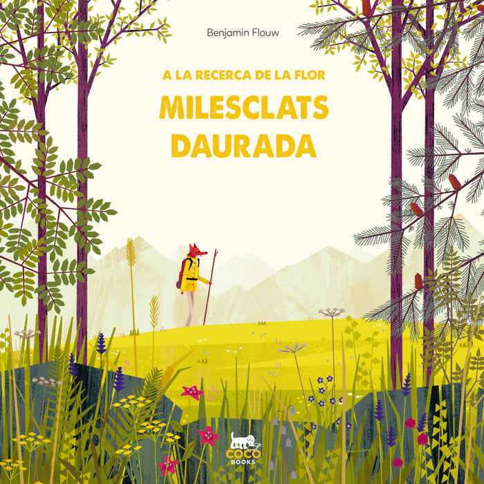 A la recerca de la flor Milesclats daurada, de Flouw, Benjamin | portada del libro