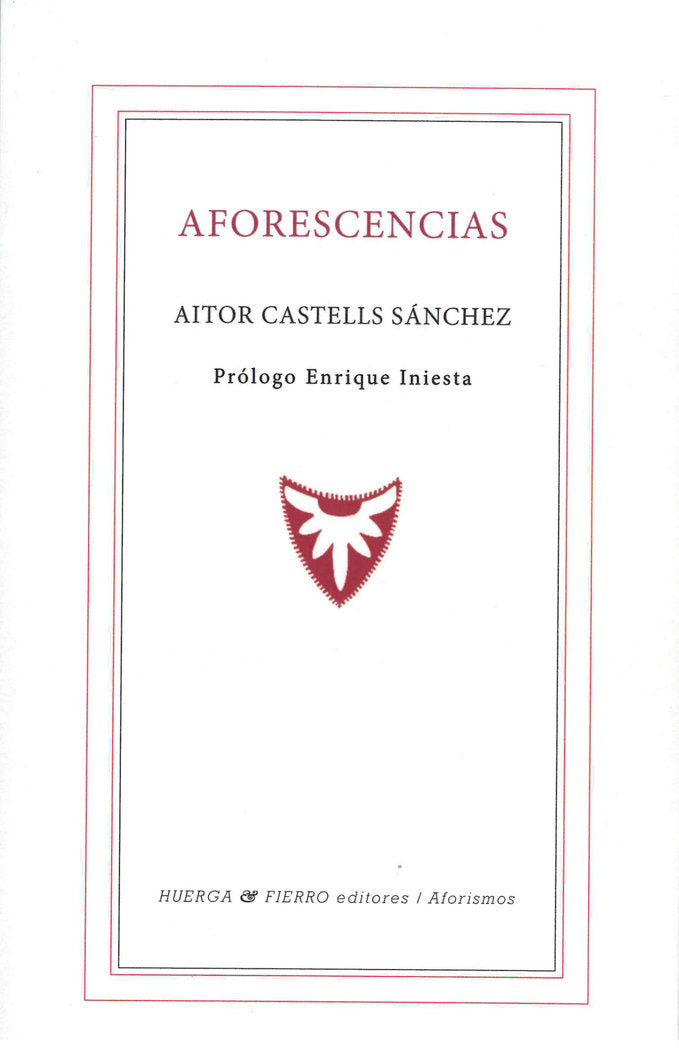 Aforescencias, de Castells Sánchez, Aitor | portada del libro