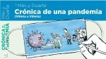 CRÓNICA DE UNA PANDEMIA (Viñeta a viñeta), de Miki y Duarte, . | portada del libro
