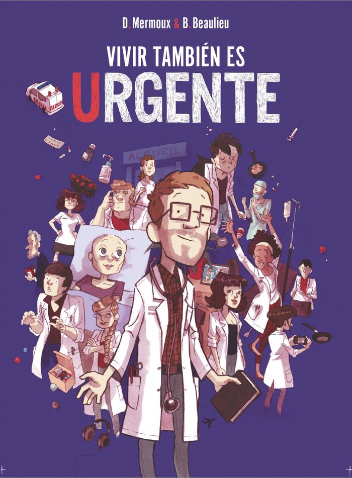 VIVIR TAMBIEN ES URGENTE, de MERMOUX | portada del libro