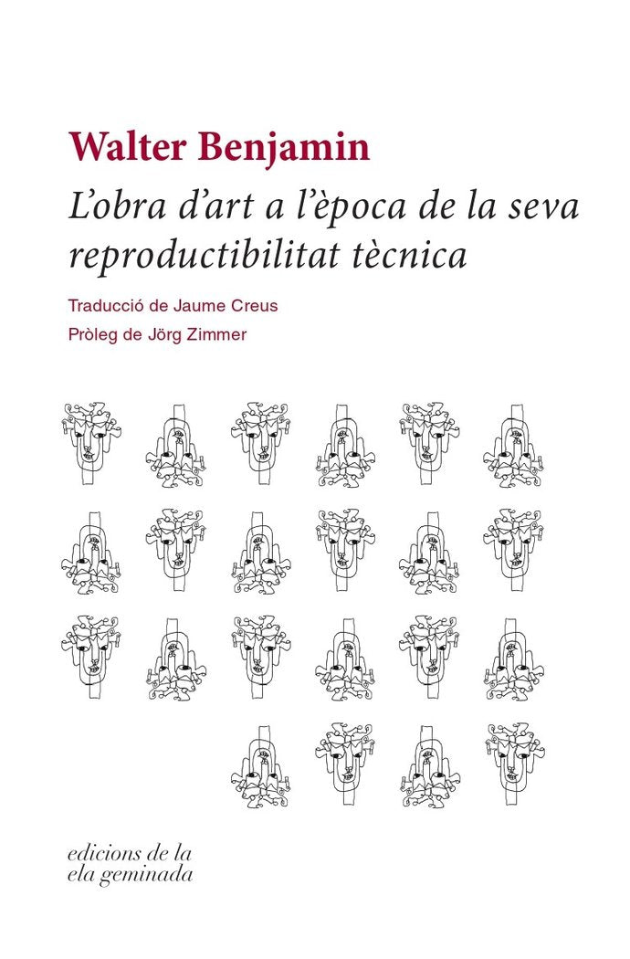 L'obra d'art a l'època de la seva reproductibilitat tècnica, de Benjamin, Walter | portada del libro