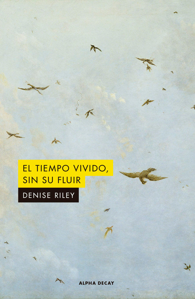 EL TIEMPO VIVIDO SIN SU FLUIR, de Riley, Denise | portada del libro