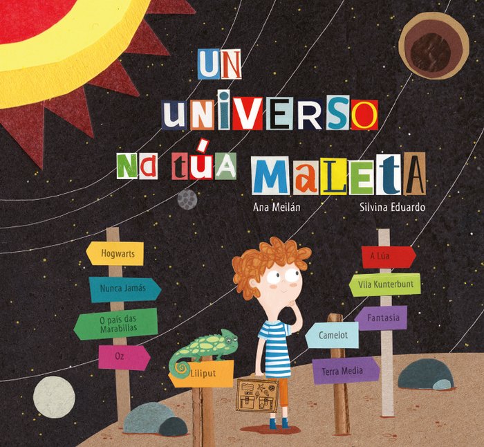 UN UNIVERSO NA TUA MALETA, de ANA MEILAN | portada del libro