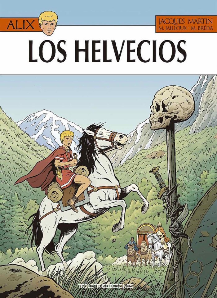 ALIX 38: LOS HELVECIOS, de MARTIN, JACQUES | portada del libro