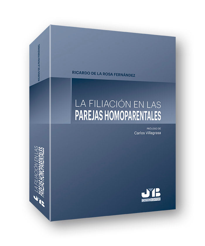 La filiación en las parejas homoparentales, de De la Rosa Fernández, Ricardo | portada del libro