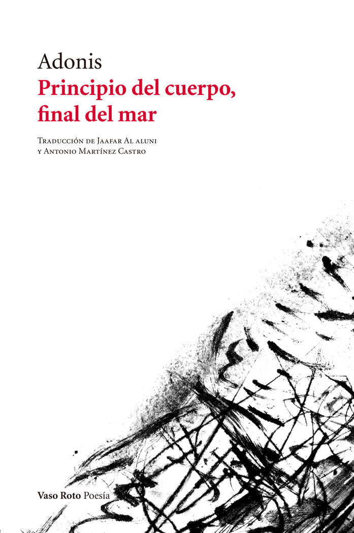 Principio del cuerpo, final del mar, de Adonis | portada del libro