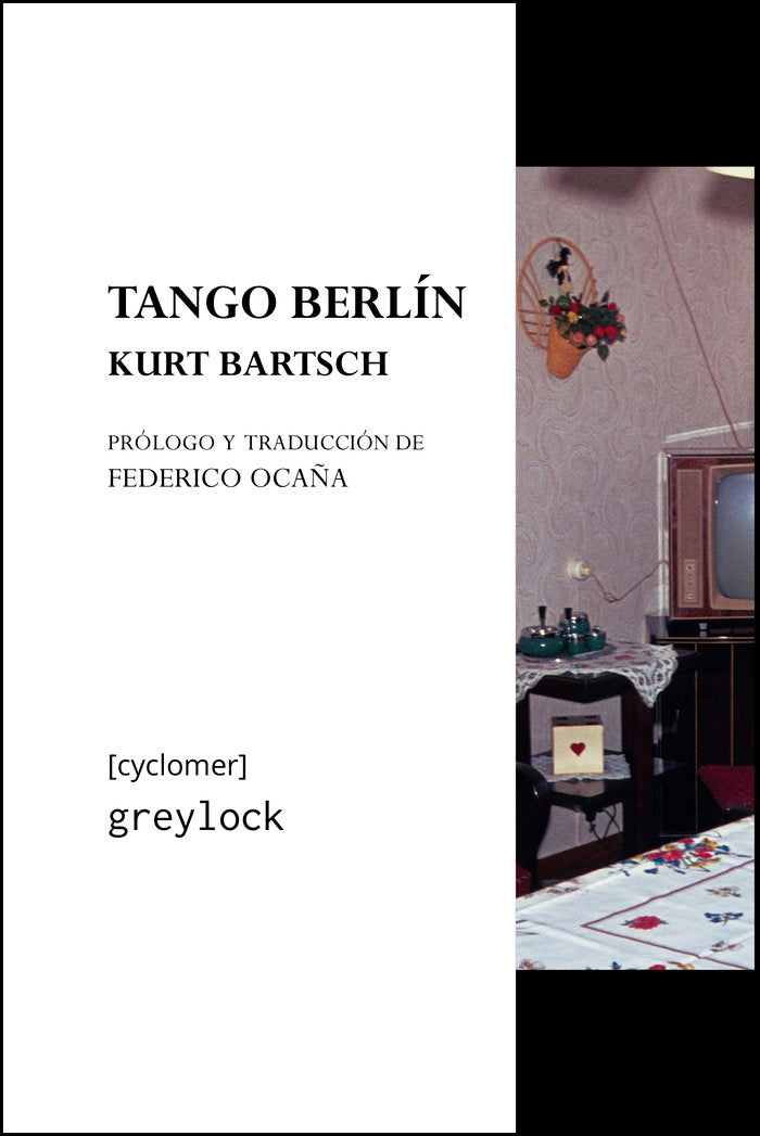 TANGO BERLIN, de Bartsch | portada del libro
