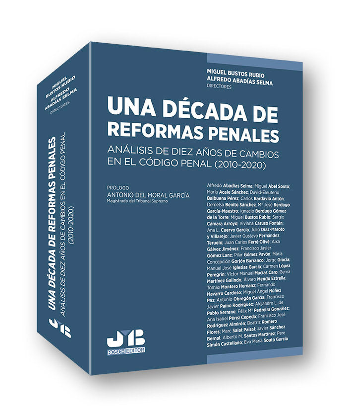 Una década de reformas penales, de Bustos Rubio, Miguel | portada del libro
