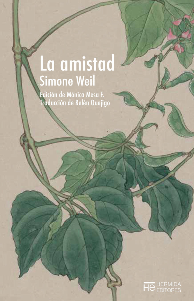 La amistad, de Weil | portada del libro