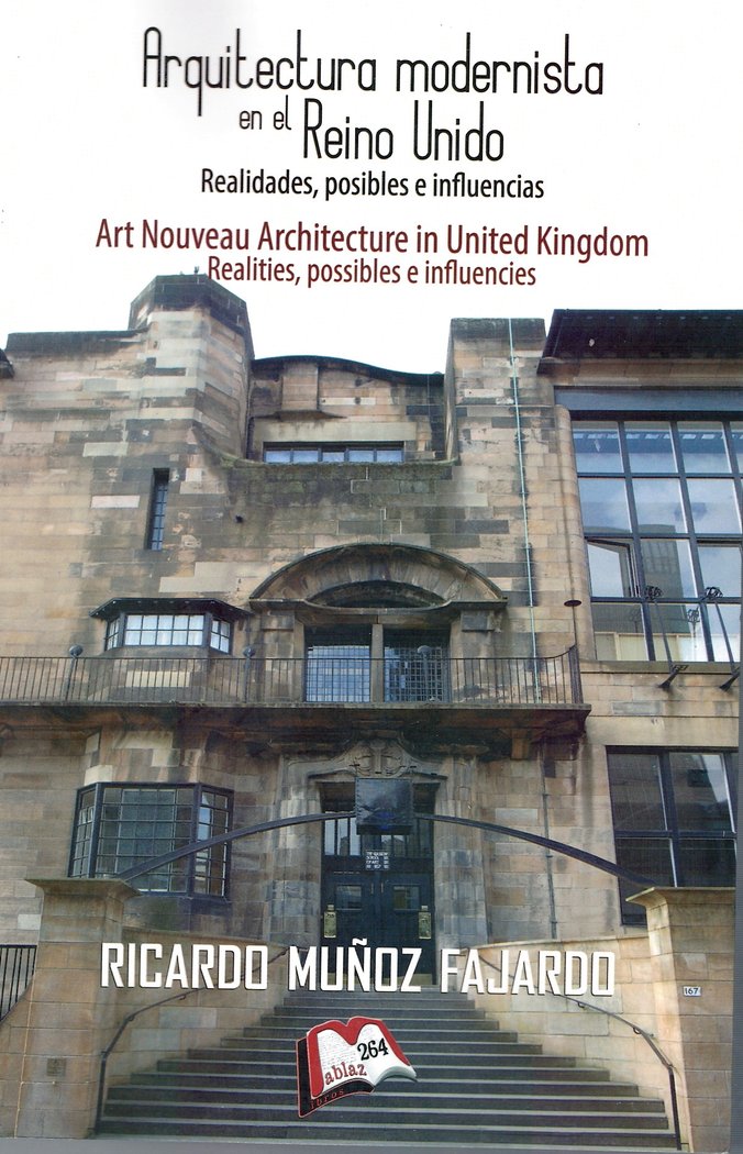 Arquitectura modernista en el Reino Unido, de MUÑOZ FAJARDO | portada del libro